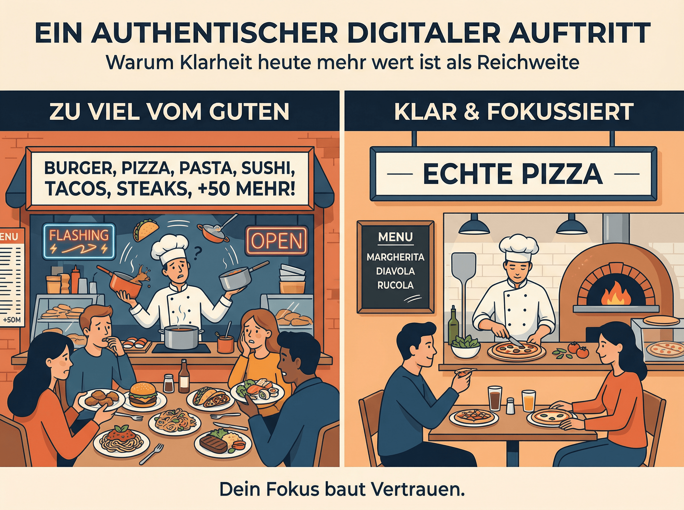 Ein authentischer digitaler Auftritt