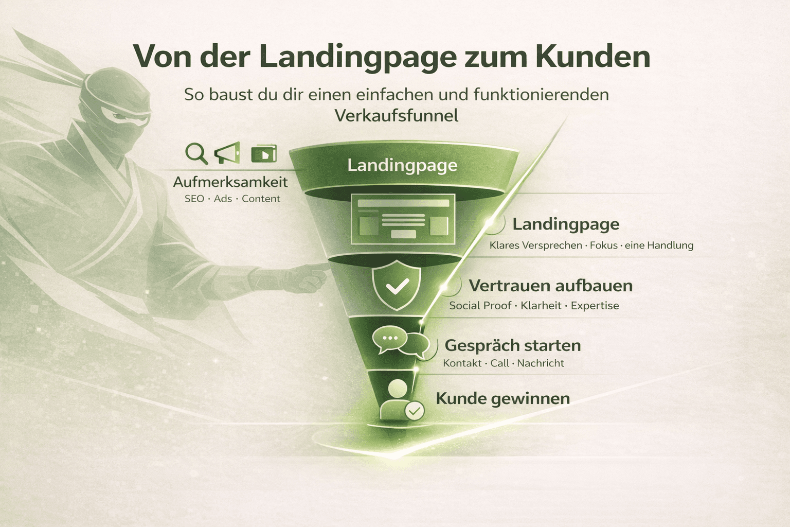 Von der Landingpage zum Kunden