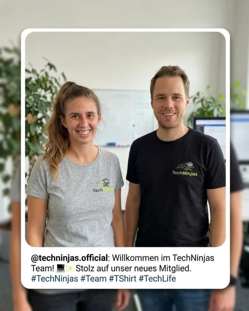 Patrick und Mirjam, Gründer von Tech Ninjas